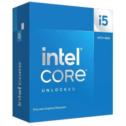 INTEL Core i5-14600KF / Raptor Lake R / LGA1700 / max. 5,3GHz / 6P+8E/20T / 24MB / 125W TDP / bez VGA / BOX bez chladiča