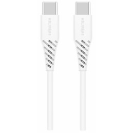 Swissten Datový kabel TPE USB-C / USB-C PD 5 A (100 W) 2,5 M bílý
