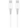 Swissten Datový kabel TPE USB-C / USB-C PD 5 A (100 W) 2,5 M bílý