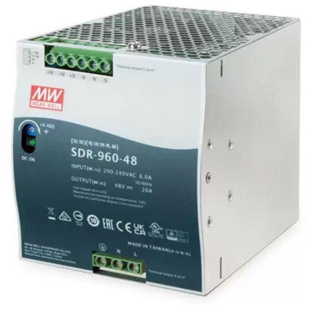 Planet PWR-960-48 industrial DIN rail power supply, 48V DC, 960W