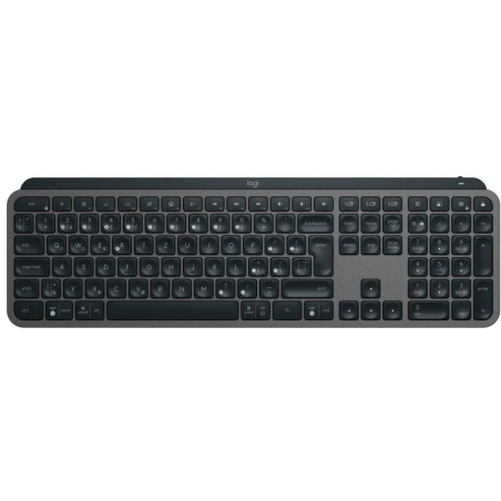 Logitech klávesnica MX Keys S/ bezdrôtová/ Bluetooth/ USB-C/ CZ-SK layout/ grafitová