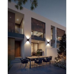 IMMAX WALL-3 venkovní solární nástěnné LED osvětlení se světelným čidlem, 2W