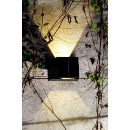 IMMAX WALL-3 venkovní solární nástěnné LED osvětlení se světelným čidlem, 2W