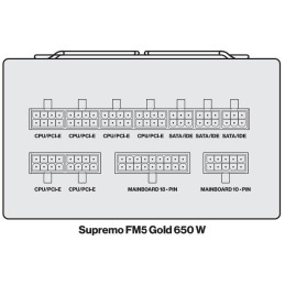 Endorfy zdroj Supremo FM5 Gold 650W / ATX / 120mm / modulární / 80 Plus Gold