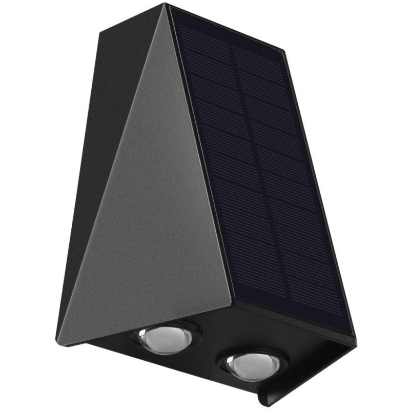 IMMAX WALL-4 venkovní solární nástěnné LED osvětlení se světelným čidlem, 2W