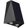 IMMAX WALL-4 outdoor solar LED wall light with light sensor, 2W