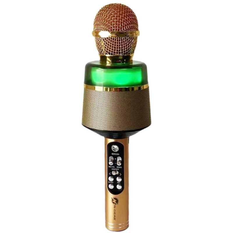 N-GEAR Star Mic 100 Gold/ Kabelloses BT-Mikrofon
