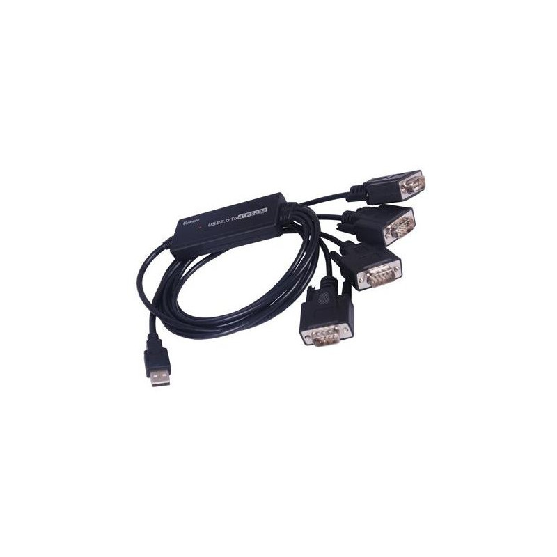 PremiumCord USB2.0 to 4 x RS232C