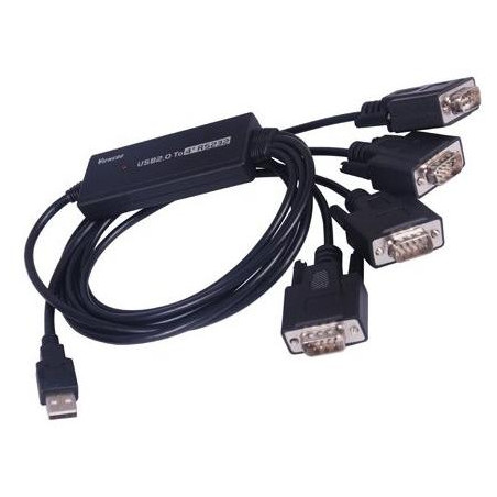 PremiumCord USB2.0 to 4 x RS232C