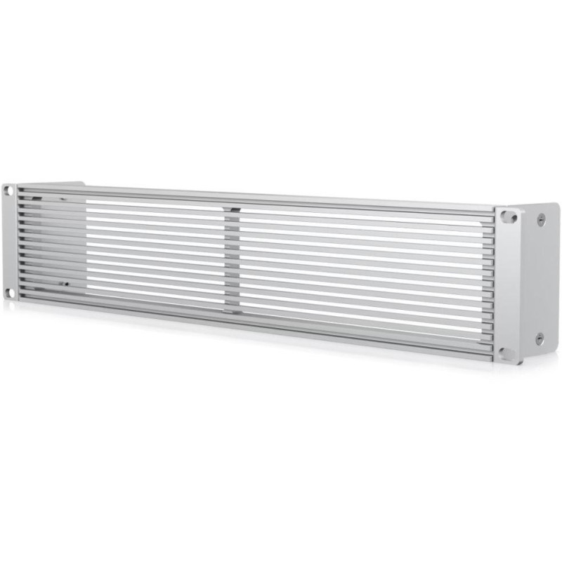Ubiquiti Rack Mount Panel Vented 2U - Panel do rozvaděče 19" s ventilační mřížkou, stříbrný, 2U