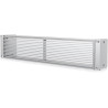 Ubiquiti Rack Mount Panel Vented 2U - 19" rack panel with ventilation grille, silver, 2U