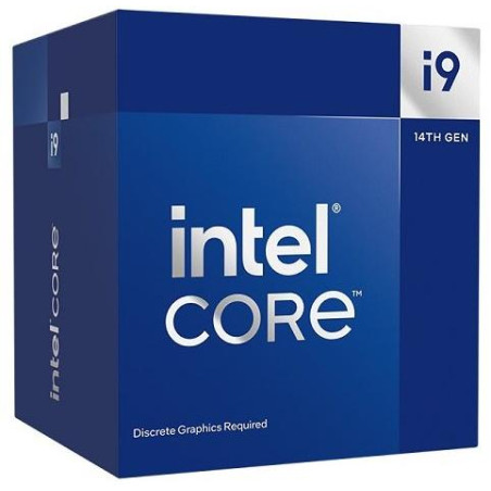 INTEL Core i9-14900F / Raptor Lake R / LGA1700 / max. 5,8 GHz / 8P + 16E / 32T / 36MB / 65W TDP / bez VGA / BOX