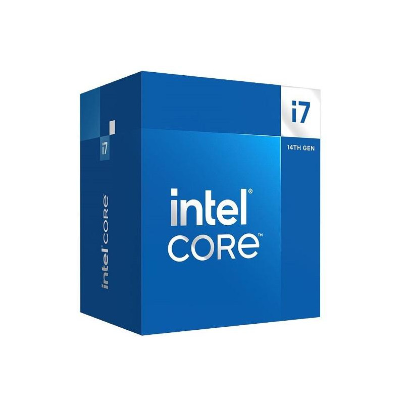 INTEL Core i7-14700 / Raptor Lake R / LGA1700 / max. 5.4GHz / 8P+12E/28T / 33MB / 65W TDP / VGA / BOX