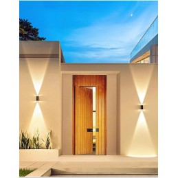 IMMAX WALL-4 venkovní solární nástěnné LED osvětlení se světelným čidlem, 2W