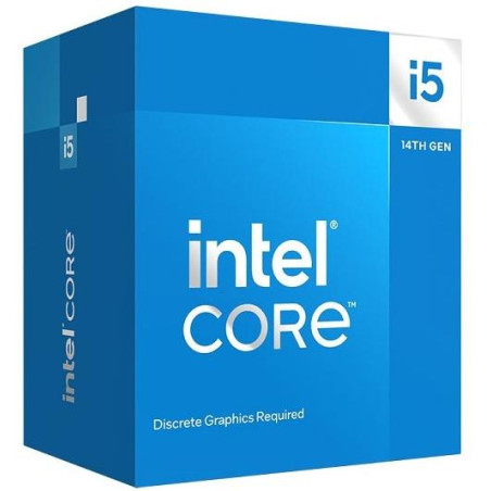 INTEL Core i5-14400F / Raptor Lake R / LGA1700 / max. 4,7GHz / 6P+4E/16T / 20MB / 65W TDP / bez VGA / BOX