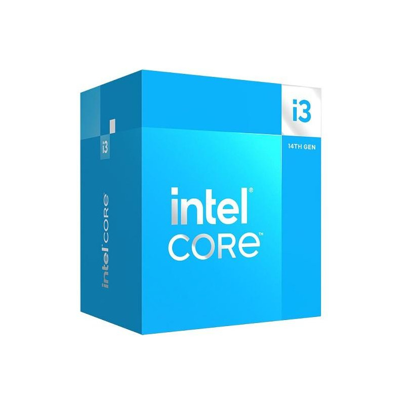 INTEL Core i3-14100 / Raptor Lake R / LGA1700 / maks. 4,7 GHz / 4P+0E/8T / 12 MB / 60 W TDP / VGA / BOX