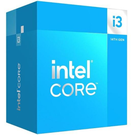 INTEL Core i3-14100 / Raptor Lake R / LGA1700 / max. 4,7 GHz / 4P + 0E / 8T / 12MB / 60W TDP / VGA / BOX