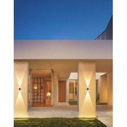 IMMAX WALL-4 venkovní solární nástěnné LED osvětlení se světelným čidlem, 2W