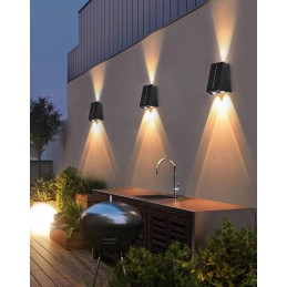 IMMAX WALL-4 venkovní solární nástěnné LED osvětlení se světelným čidlem, 2W