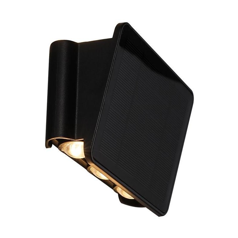 IMMAX WALL-5 venkovní solární nástěnné LED osvětlení se světelným čidlem, 2W