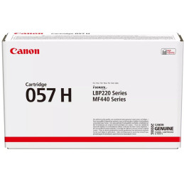 Canon originálny toner CRG-057H BK (10 000str) pre Canon LBP228, LBP226, LBP223, MF449, MF446, MF445, MF443/K/čierny