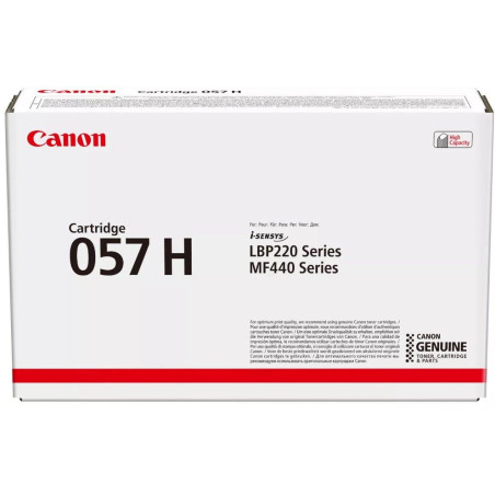 Canon Original Toner CRG-057H BK (10.000 Seiten) für Canon LBP228, LBP226, LBP223, MF449, MF446, MF445, MF443/K/Schwarz