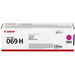 Canon original high-capacity toner Cartridge 069 HM magenta, MF752Cdw, 754Cdw, LBP673Cdw, capacity 5,500 pages/K/