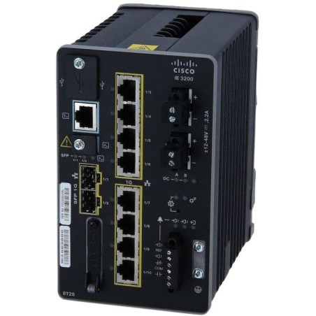 Cisco Catalyst IE3200 Rugged Series - Network Essentials switch řízený   8 x 10/100/1000 + 2 x gigabit SFP