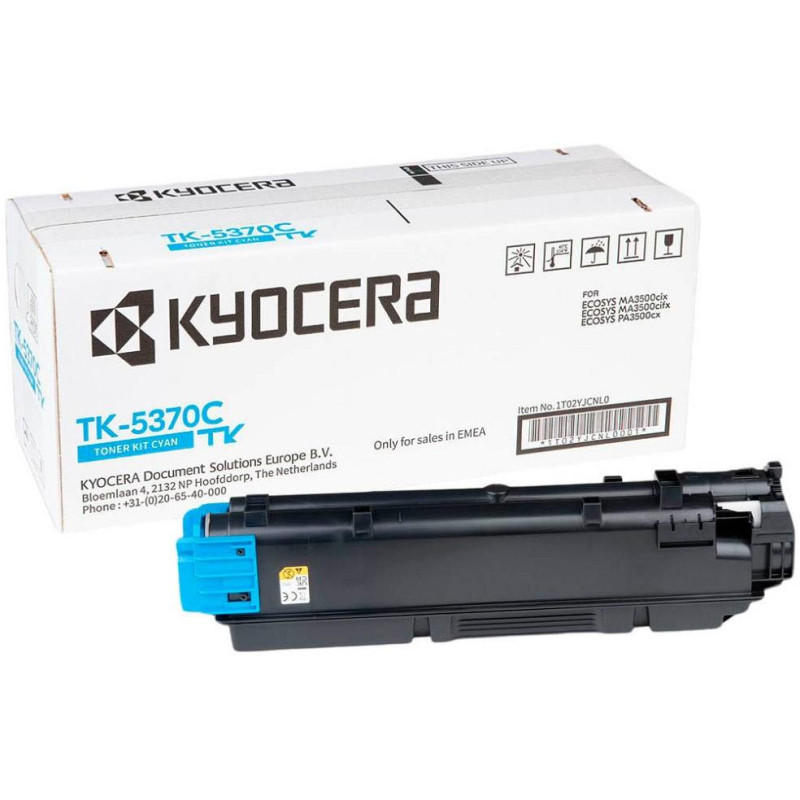 Toner Kyocera TK-5370C (cyjan, 5000 stron) do ECOSYS PA3500/MA3500