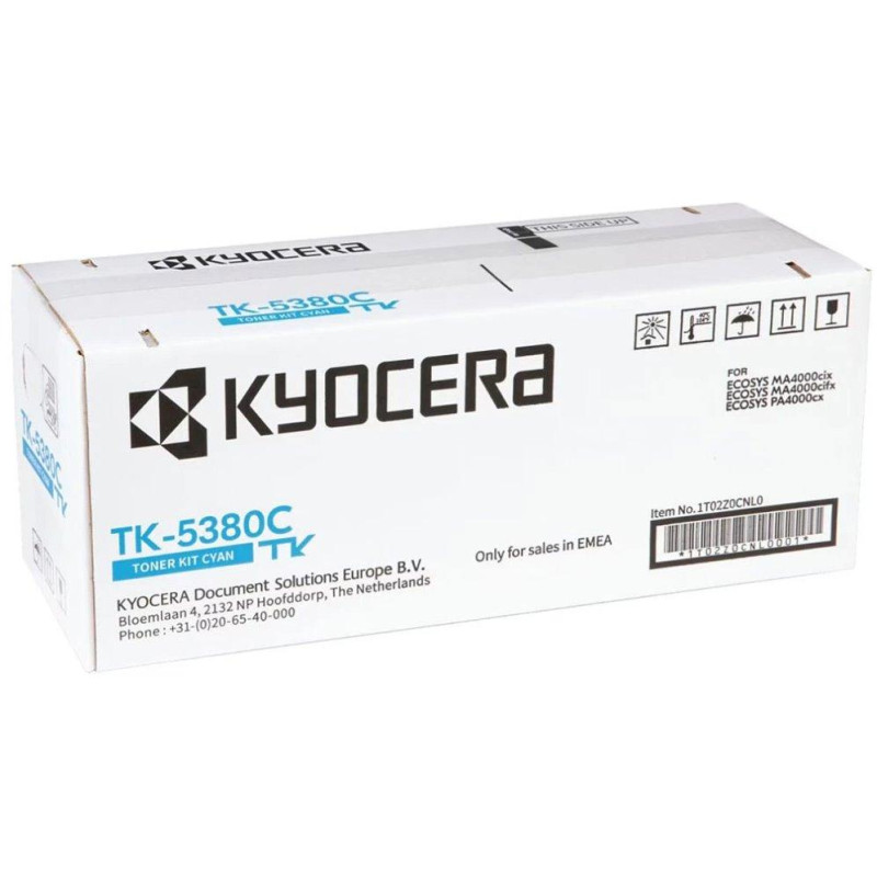 Kyocera toner TK-5380C cyan na 10 000 A4 strán, pre PA4000cx, MA4000cix/cifx
