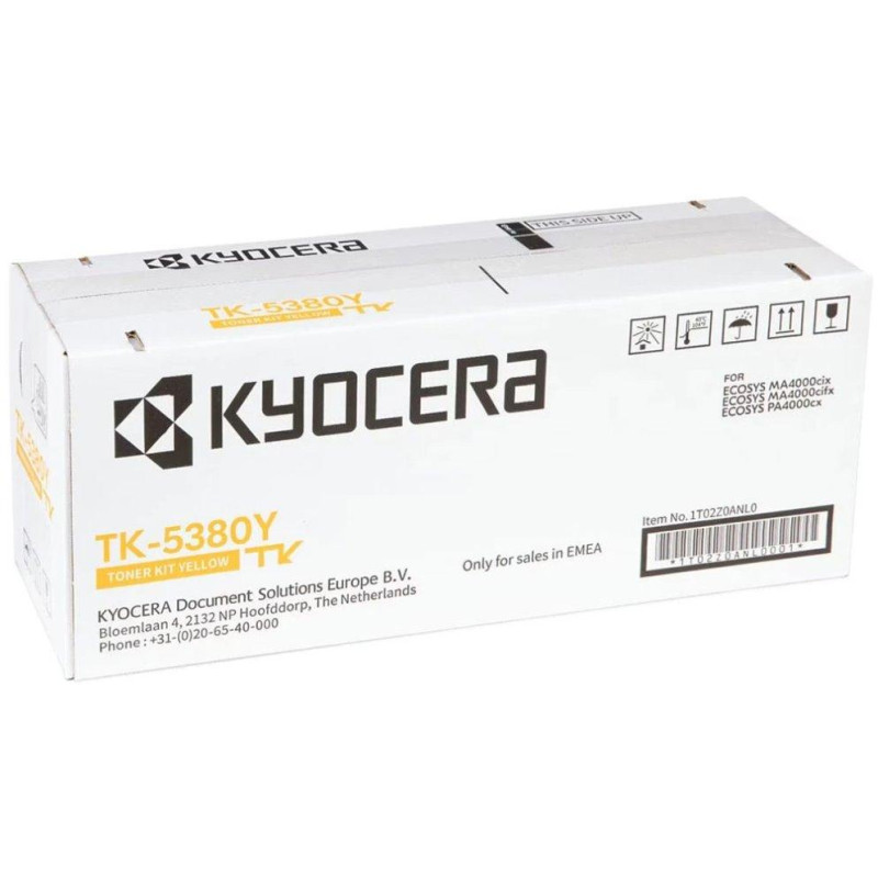 Toner Kyocera TK-5380Y żółty na 10 000 stron A4, do PA4000cx, MA4000cix/cifx