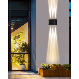 IMMAX WALL-5 venkovní solární nástěnné LED osvětlení se světelným čidlem, 2W