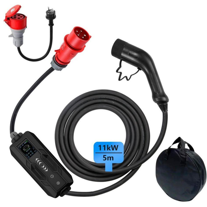 IMMAX travel charging station for electric vehicles EV/PHEV AC Type 2, 11 kW