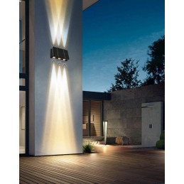 IMMAX WALL-5 venkovní solární nástěnné LED osvětlení se světelným čidlem, 2W