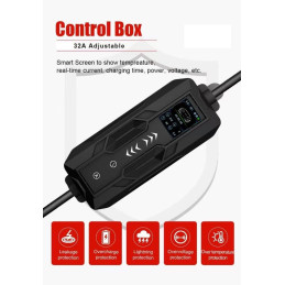 IMMAX cestovní nabíjecí stanice pro elektromobily EV/PHEV AC Type 2, 22 kW