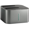 AXAGON dokovací stanice pro 2x SATA 6G HDD/SSD / ADSA-DC / 2,5" i 3,5" / USB 3.2 Gen1 / AC adaptér / 0,8m kabel