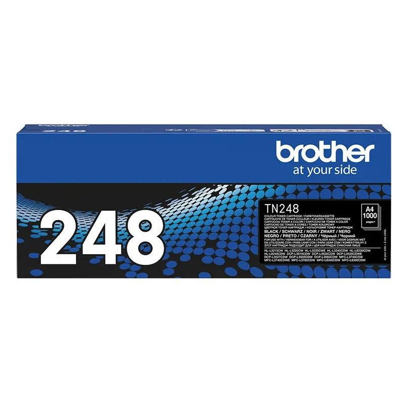 BROTHER Toner TN248BK schwarz 1000str./ DCP-L3520CDW, DCP-L3560CDW, HL-L3220CW, O