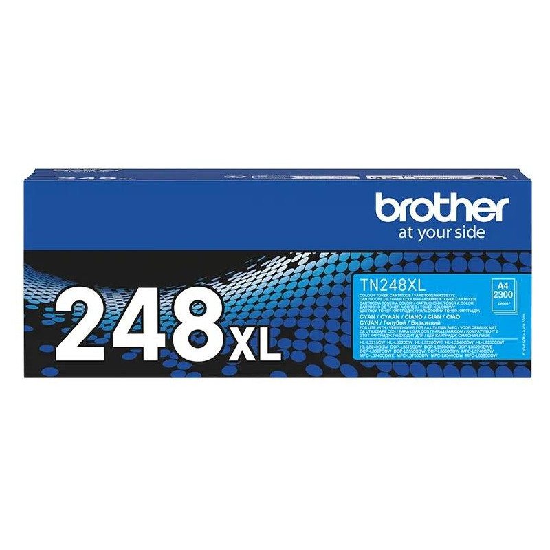 BROTHER Toner TN248XLC cyan 2300str./ DCP-L3520CDW, DCP-L3560CDW, HL-L3220CW, L8230CDW, L8240CDW, MFC-L3740CDW