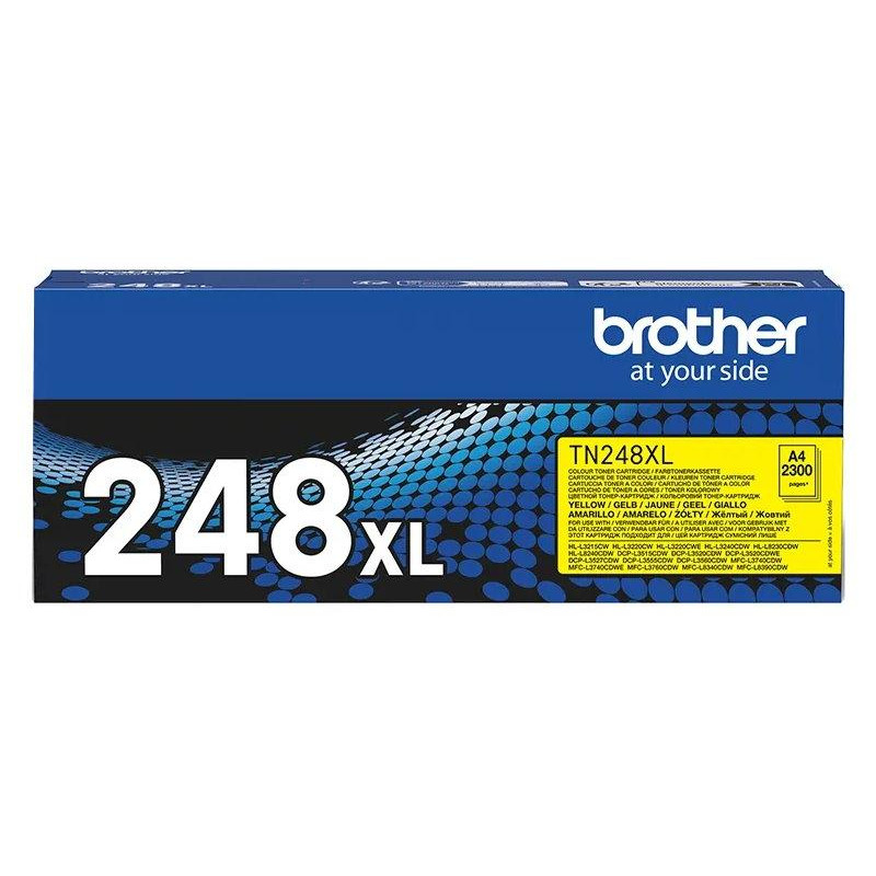 Toner BROTHER TN248XLY żółty 2300str./ DCP-L3520CDW, DCP-L3560CDW, HL-L3220CW, L8230CDW, L8240CDW, MFC-L3740CDW