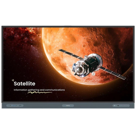 BENQ dotykový panel 75" RP7504/ UHD 4K/8GB I 64GB /prevádzka 18/7/ HDMI/DP/ USB-C/ Android 13/NFC/wifi/50 dotykových bodov