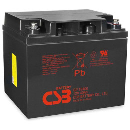 CSB Pb-Pufferbatterie CSB GP12400, 12V, 40Ah