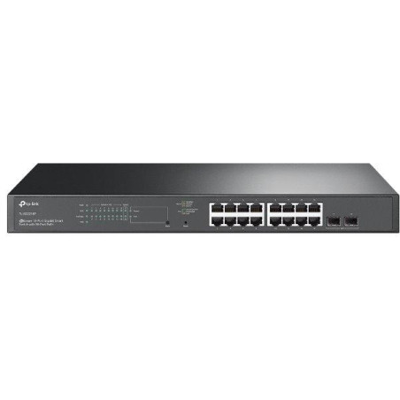 TP-Link TL-SG2218P - 18-port JetStream Gigabit Smart Switch with 16 PoE+ ports/ 2x Gigabit SFP Slots