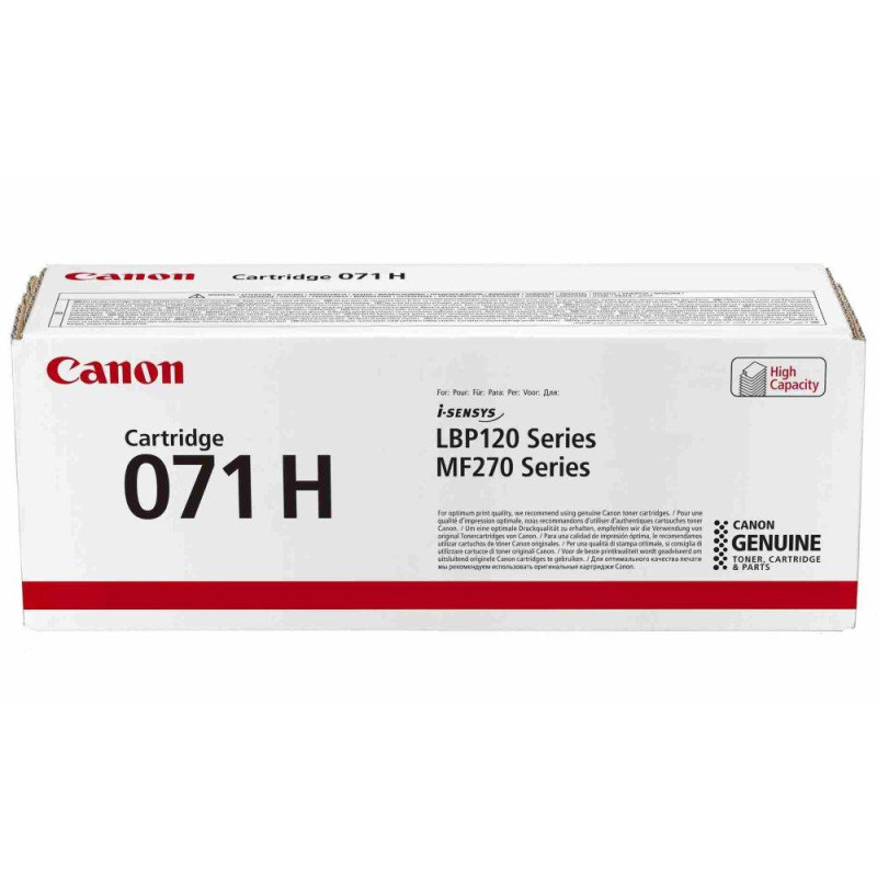 Canon originálny toner 071H black pre MF272dw, 275dw, LBP122dw (2500 str.)