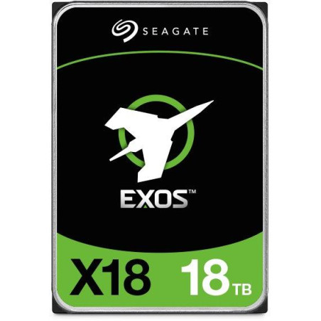 SEAGATE Exos X18 18TB HDD / ST18000NM004J / SAS / 3,5 "/ 7200 rpm / 256MB / 512E/4KN