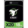 Dysk twardy SEAGATE Exos X20 18TB / ST18000NM000D / SAS / 3,5" / 7200 obr./min / 256 MB / 512E/4KN