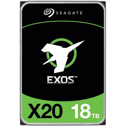SEAGATE Exos X20 18TB Festplatte / ST18000NM003D / SATA / 3,5" / 7200 U/min / 256MB / 512E/4KN