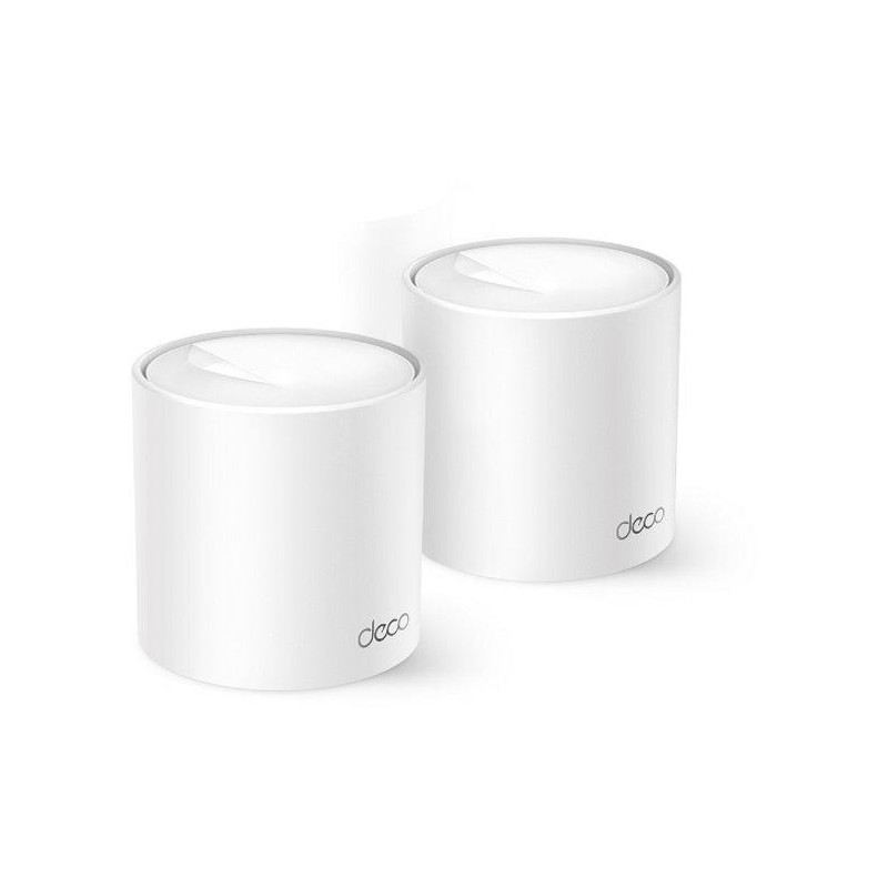 TP-Link Deco X10 (zestaw 2 sztuk) AX1500 System Wi-Fi 6 na cały dom, 300 Mb/s 2,4 GHz + 1201 Mb/s 5 GHz, 2x GLAN