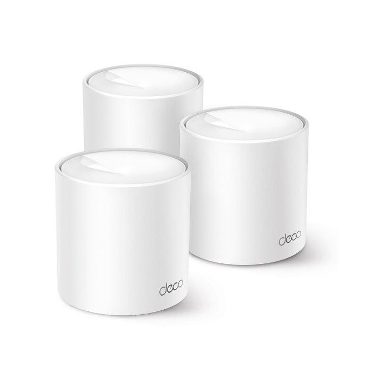 TP-Link Deco X10(3-pack) AX1500 Whole Home Mesh Wi-Fi 6 System, 300 Mbps 2.4GHz + 1201 Mbps 5GHz, 2x GLAN