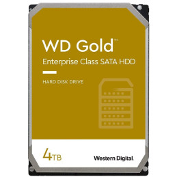 WD GOLD 4TB / WD4004FRYZ / SATA 6Gb/s / Wewnętrzny / 3,5" / 7200 obr./min / 256 MB