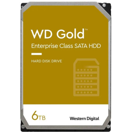 WD GOLD 6TB / WD6004FRYZ / SATA 6Gb/s / Interné / 3,5" / 7200rpm / 256MB